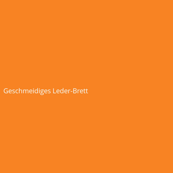 Geschmeidiges Leder-Brett
