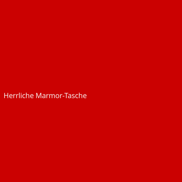 Herrliche Marmor-Tasche