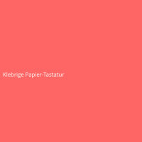 Klebrige Papier-Tastatur
