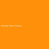 Klebrige Papier-Tastatur