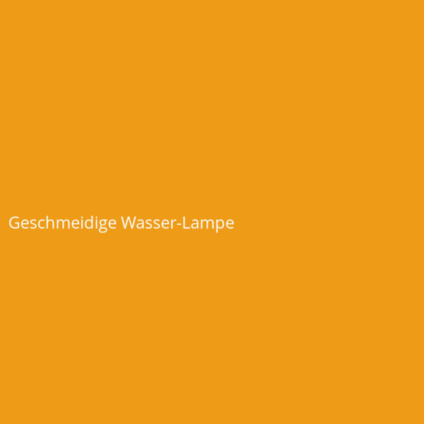 Geschmeidige Wasser-Lampe