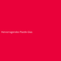 Hervorragendes Plastik-Glas