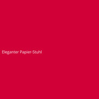 Eleganter Papier-Stuhl