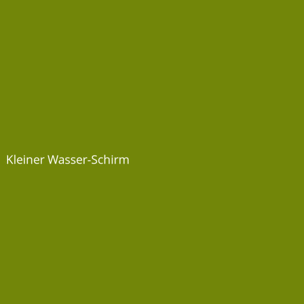 Kleiner Wasser-Schirm