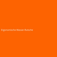 Ergonomische Wasser-Rutsche