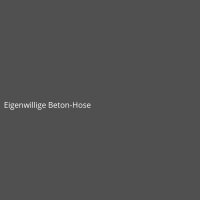 Eigenwillige Beton-Hose