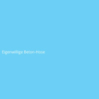 Eigenwillige Beton-Hose
