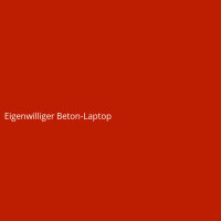 Eigenwilliger Beton-Laptop